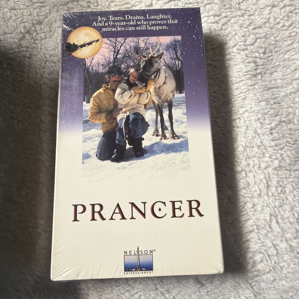 Prancer (VHS, 1990) - Sam Elliot & Cloris Leachman Holiday Family Drama new